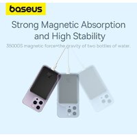 Baseus Magnetic Mini Air Wireless Fast Charge Power Bank 20W 10000mAh (черный) Image #14