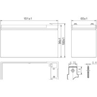 Delta HR 12-34W (12В/9 А·ч) Image #2