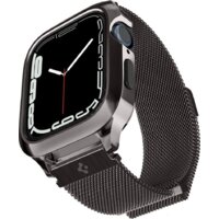 Spigen Metal Fit Pro для Apple Watch (45/44 мм) (темно-серый)