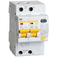 IEK АД12 2P 6А 10мА тип AC MAD10-2-006-C-010