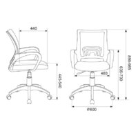 Бюрократ CH-W695NLT (оранжевый) Image #5