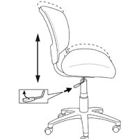 Бюрократ CH-W296NX/26-24 (голубой) Image #6