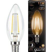 Gauss Filament E14 11W 810lm 2700K 103801111 (10 шт)