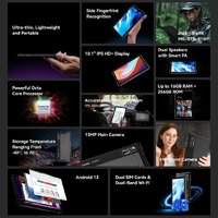 Doogee R08 LTE 6GB/256GB (черный) Image #2