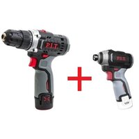 P.I.T. PBM12K-10A/2+PSD12K-120A (шуруповерт, винтоверт, 2 АКБ)