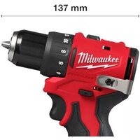 Milwaukee M12 BLDDRC-402C 4933499688 (с 2-мя АКБ, кейс) Image #2