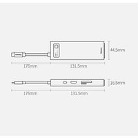 Baseus Metal Gleam Series 8-in-1 Multifunctional Type-C HUB Docking Station CAHUB-CV0G Image #19