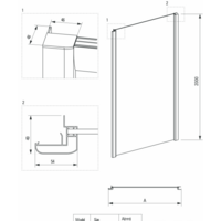 Deante Cynia 90 KTC 031S (хром/прозрачное) Image #2