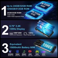 Unihertz Tank 3s 16GB/512GB (черный/серый) Image #6