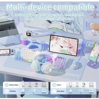 Onikuma GT838 Cat Ear (белый/голубой) Image #5