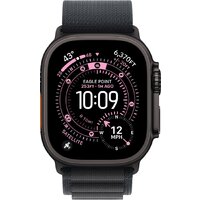 Apple Watch Ultra 3 LTE 49 мм (титановый корпус, черный/черный, текстильный ремешок размера L) Image #2