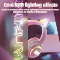 Onikuma GT838 Cat Ear (белый/розовый) Image #7