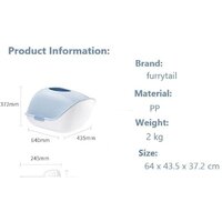 Furrytail Little Whale Cat Litter Box Image #10