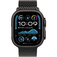 Apple Watch Ultra 2 LTE 49 мм (титановый корпус, черный/черный, миланская петля S) Image #2