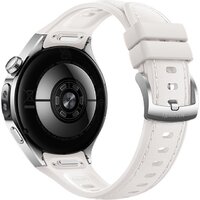 Huawei Watch 5 42 мм (серебристый, с белым силиконовым ремешком, международная версия) Image #2