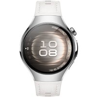 Huawei Watch 5 42 мм (серебристый, с белым силиконовым ремешком, международная версия) Image #3