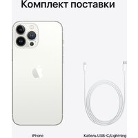Apple iPhone 13 Pro Max Dual SIM 128GB (серебристый) Image #9