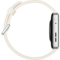 Huawei Watch FIT 4 (серебристый, с бежевым силиконовым ремешком, международная версия) Image #6
