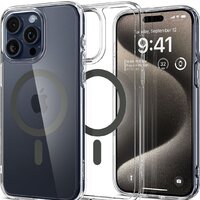 Spigen Ultra Hybrid (MagFit) для iPhone 15 Pro Max ACS06577 (серый)