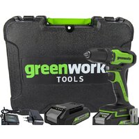 Greenworks GD24DD35K2 3704007UA (с 1-м АКБ, кейс)