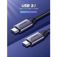 Ugreen US161 50751 USB Type-C - USB Type-C (1.5 м, черный/серый) Image #4