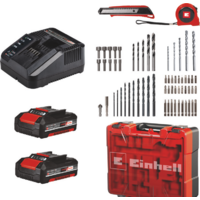 Einhell TE-CD 18/40 Li-i +64 4513992 (с 2-мя АКБ, кейс) Image #4