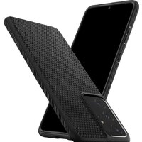Spigen Liquid Air для Galaxy S21 Ultra ACS02350 (черный матовый)