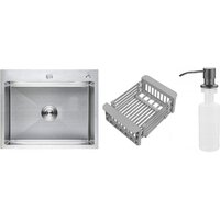 Schtoff Best Premium Silver 6050 + коландер KR-1 GREY + дозатор SD-1 GREY