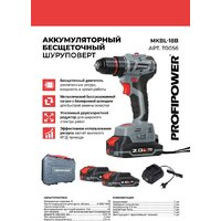 Profipower MKBL-20B (с 2-мя АКБ, кейс) Image #2