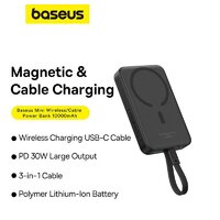 Baseus Magnetic Fast Charge Power Bank Type-C Edition 30W 10000mAh (черный) Image #12