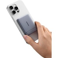 Baseus PicoGo AM31 Mini Magnetic Power Bank with Stand 20W 5000mAh (серый) Image #7