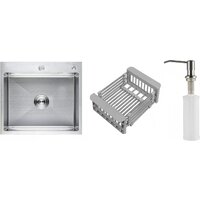 Schtoff Best Premium Silver 5550 + коландер KR-1 GREY + дозатор SD-1 SILVER