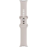 Google Pixel Watch 4 LTE 45 мм (глянцевый серебристый/фарфор, спортивный силиконовый ремешок) Image #7