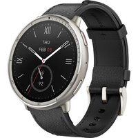 Amazfit Active 2 Premium (серебристый, с черным кожаным ремешком) Image #2