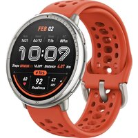 Amazfit Active 2 Premium (серебристый, с черным кожаным ремешком) Image #5