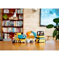 LEGO Duplo 10931 Грузовик и гусеничный экскаватор Image #9