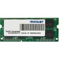 Patriot Signature Line 4GB DDR3 SO-DIMM PC3-12800 [PSD34G16002S]