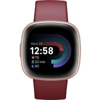 Fitbit Versa 4 (бордовый/золотистый алюминий) Image #2
