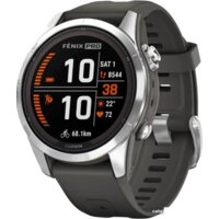 Garmin Fenix 7S Pro Solar (серебро/графит)
