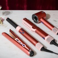 Dyson HD16 Supersonic Nural Straight+Wavy (с переходником на евровилку, клубнично-бронзовый/розовый румянец) Image #3