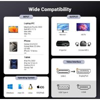 Ugreen CM556 USB Type-C - DisplayPort (2 м) Image #7