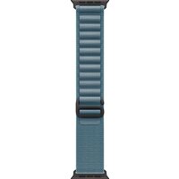 Apple Watch Ultra 3 LTE 49 мм (титановый корпус, черный/голубой, текстильный ремешок размера S) Image #3