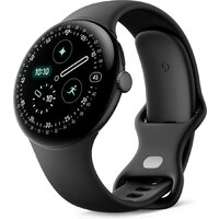 Google Pixel Watch 4 41 мм (черный матовый/обсидиан, спортивный силиконовый ремешок) Image #1