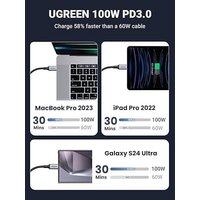 Ugreen US561 35087USB Type-C - USB Type-C x3 (1.5 м, черный) Image #2