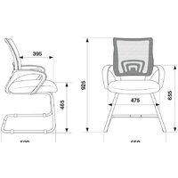 Бюрократ CH-695N-AV (серый/черный) Image #5