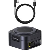 Baseus PicoGo Series 2-in-1 Magnetic Wireless Charger Qi2 67W P10276800123-00 (черный) Image #3