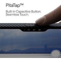 Pitaka Ultra-Slim для iPhone 17 Pro (600D Black/Grey Twill) Image #4
