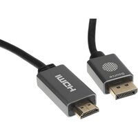 CACTUS CS-DP-HDMI-1.2-2 HDMI - DisplayPort (2м, черный) Image #2