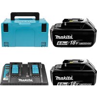 Makita BL1860B + DC18RD 198080-9 (40В/6 Ah + 7.2-18В)