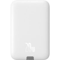 Baseus Magnetic Mini Wireless Fast Charging Power Bank 20W 6000mAh (белый) Image #2
